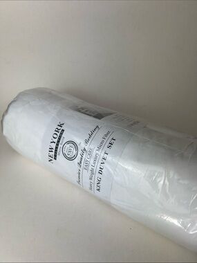 Wayfair Basics White King microfiber Duvet Set with Shams
